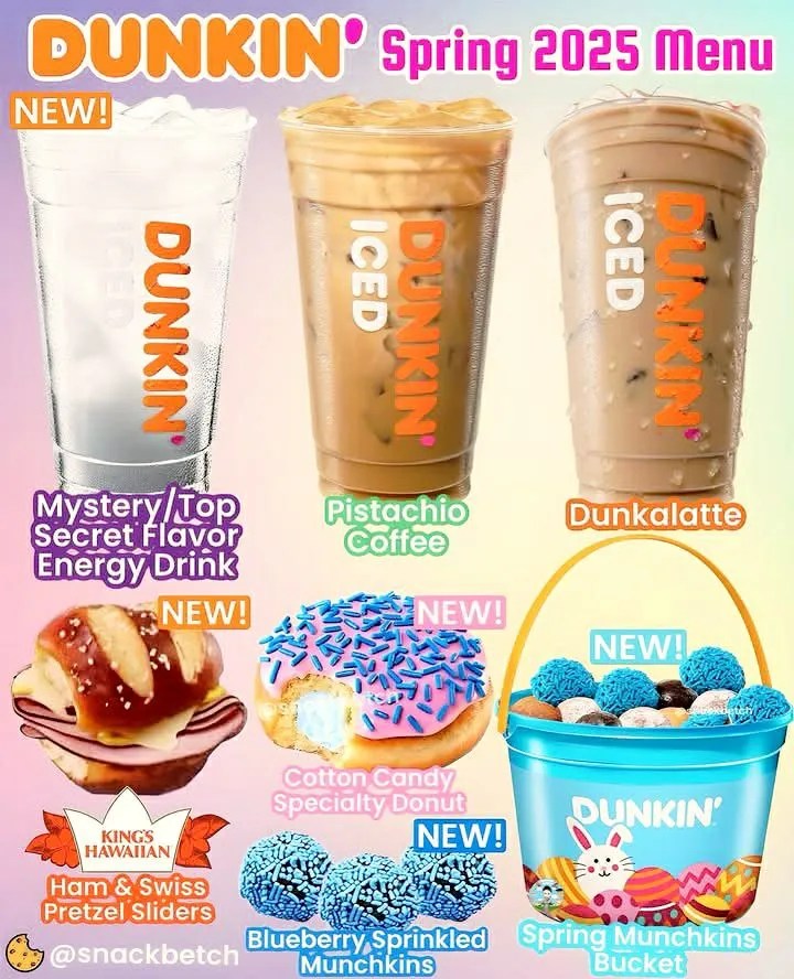 Dunkin Donuts Summer Frozen Drinks Menu Preview 2025(04)