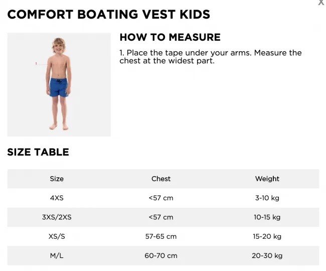 Jobe Kids Lifejacket Yellow Dunmore Adventure Centre