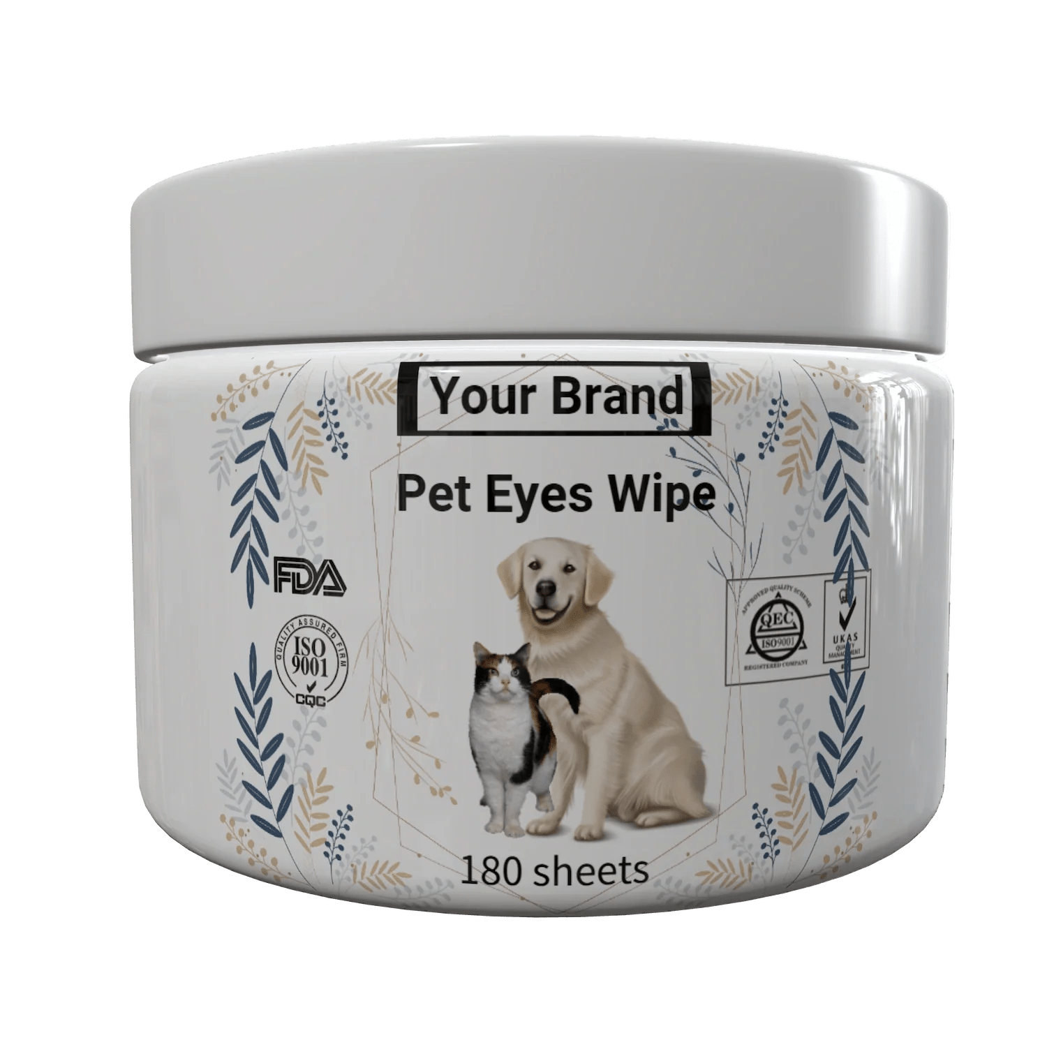 OEM Pet Eye Stain Remove Cleaning Wipes for Dogs and Cats DUNTEK Co