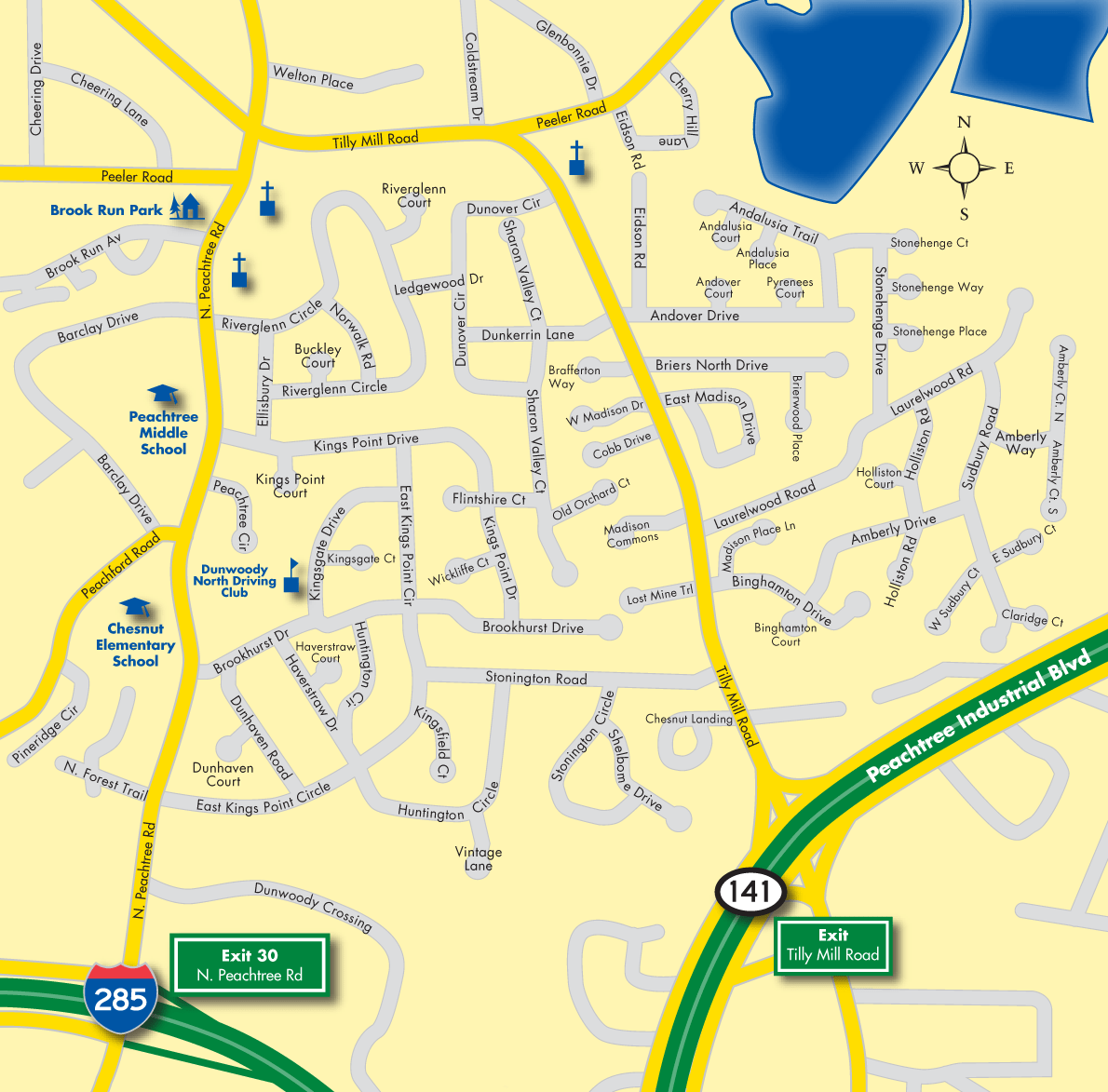 Location & Maps Dunwoody North Civic Association