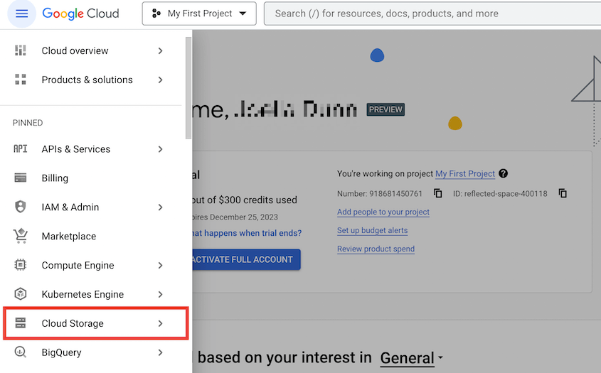 Storing Your Backup to Google Cloud Duplicator