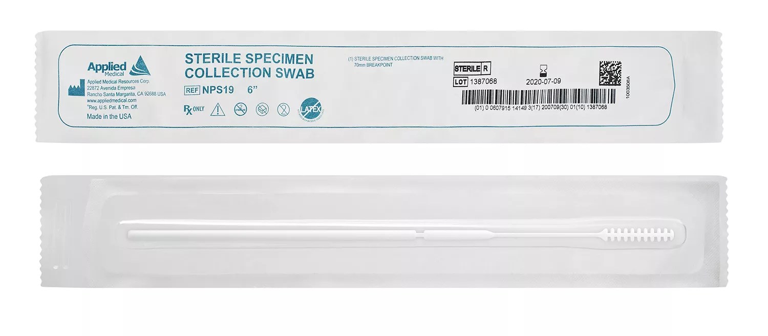 COVID19 Nasopharyngeal Swabs Packaged in DuPont™ Tyvek® Highlight Swift Response Through