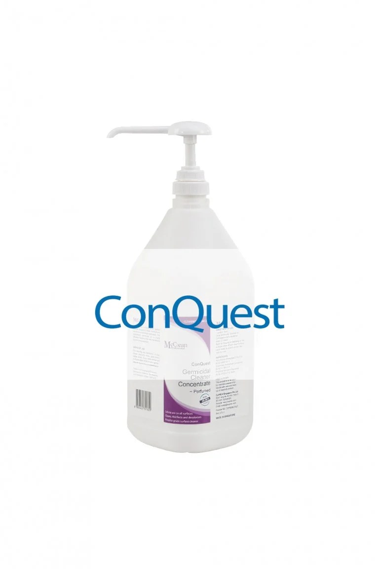 McClean ConQuest Germicidal Cleaner Concentrate Perfumed 2.5LT