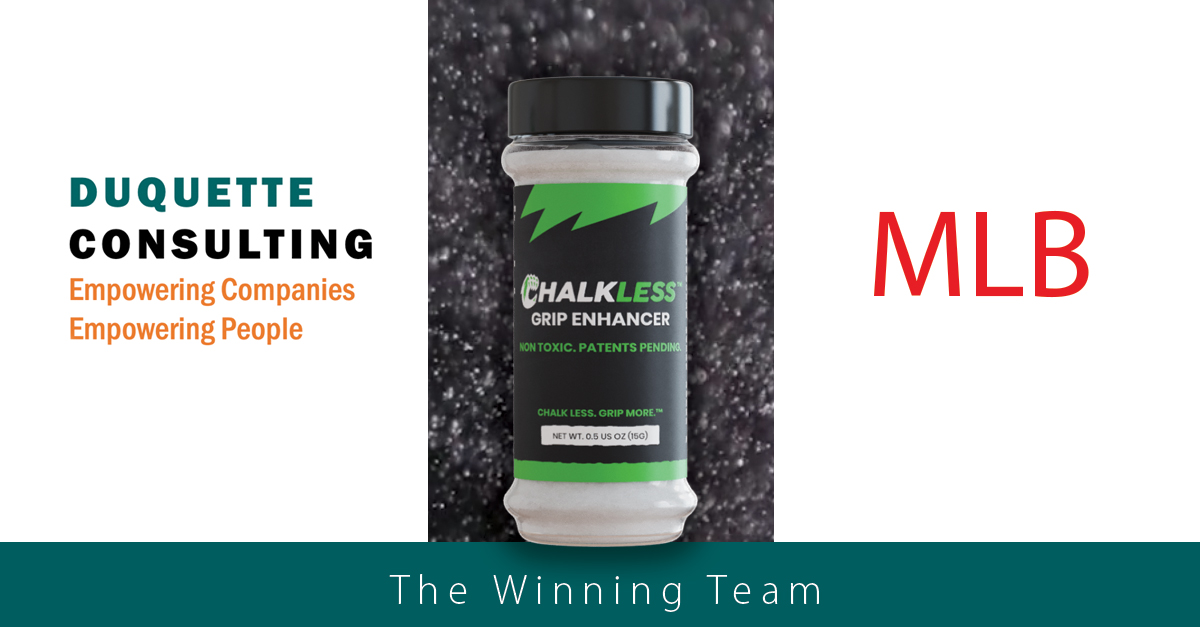 Chalkless Chosen by MLB for YearLong Study Duquette Consulting