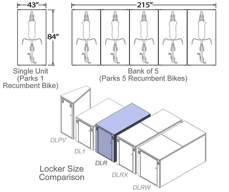 Dura Bike Locker Recumbent Bike Locker
