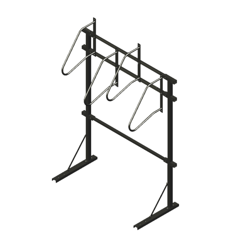 X1 Single Sided Free Standing Veritcal Bike Rack