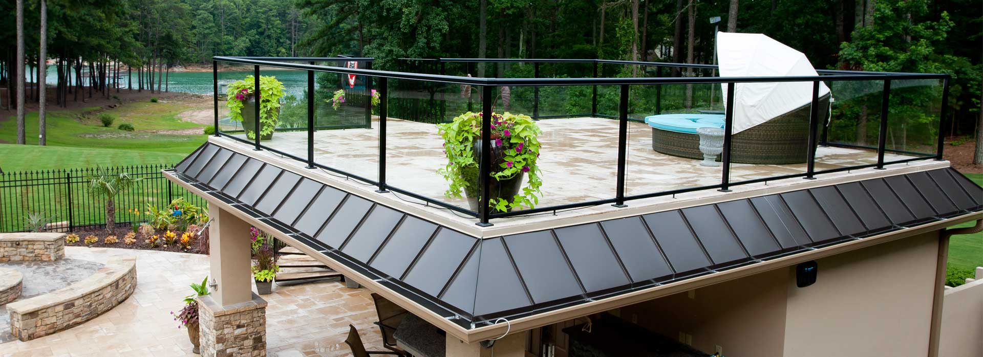 Tile Roof Decks Made Waterproof with Tiledek Underlayment Duradek