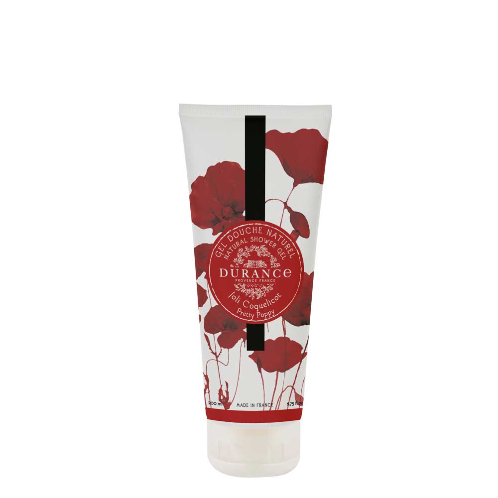 Natural Shower Gel 200ml Pretty Poppy