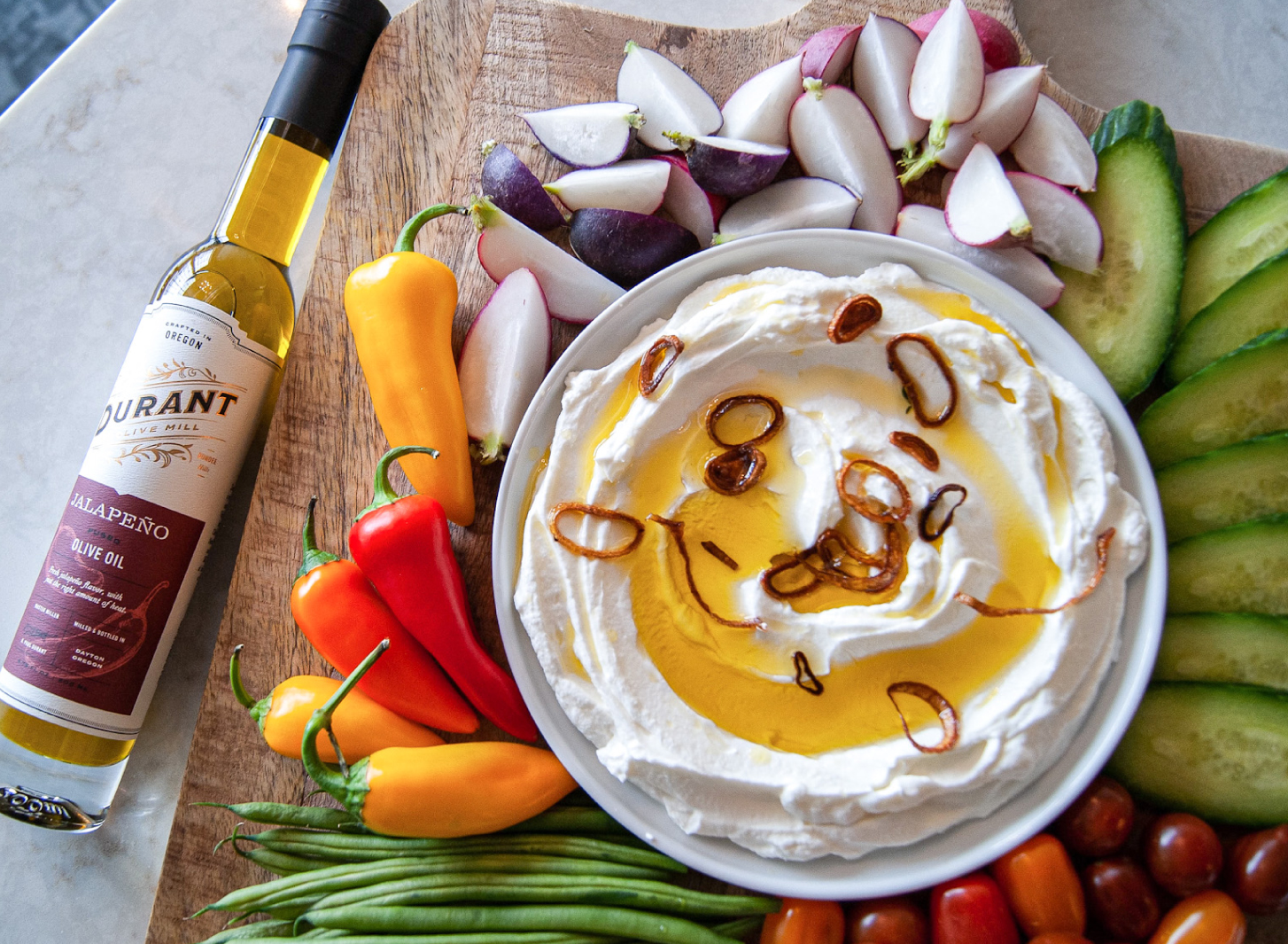 Durant at Red Ridge Farms Spicy Mediterranean Yogurt Dipping Sauce