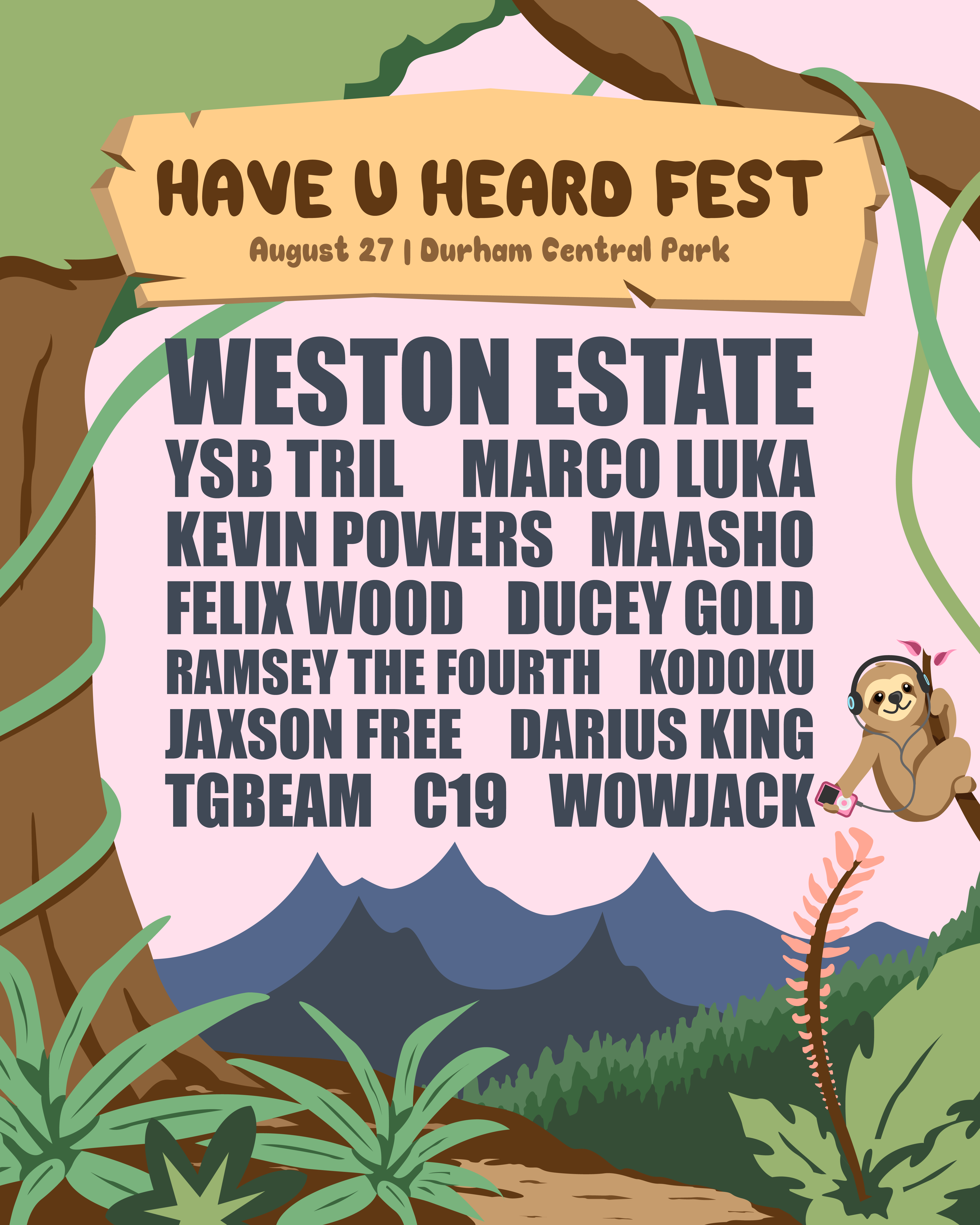 Durham Central Park Festival 2023 Have U Heard Fest - Durham Central Park