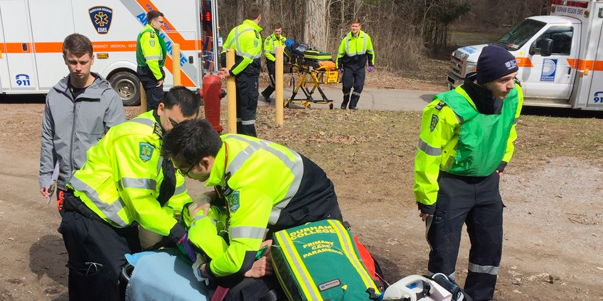 DC paramedic students learn handson Durham College