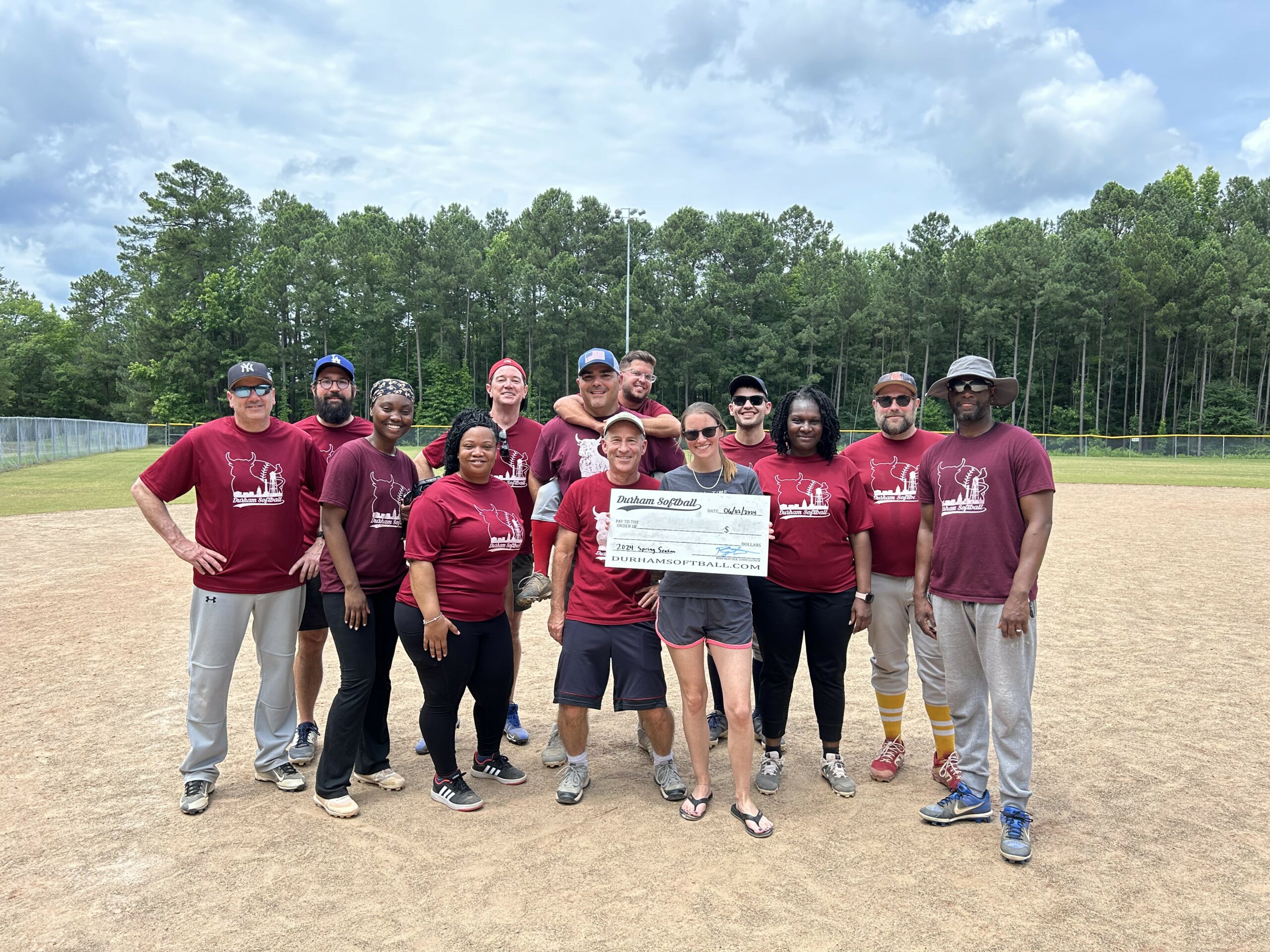 2024 Spring Champions South Durham Little League! Durham Softball