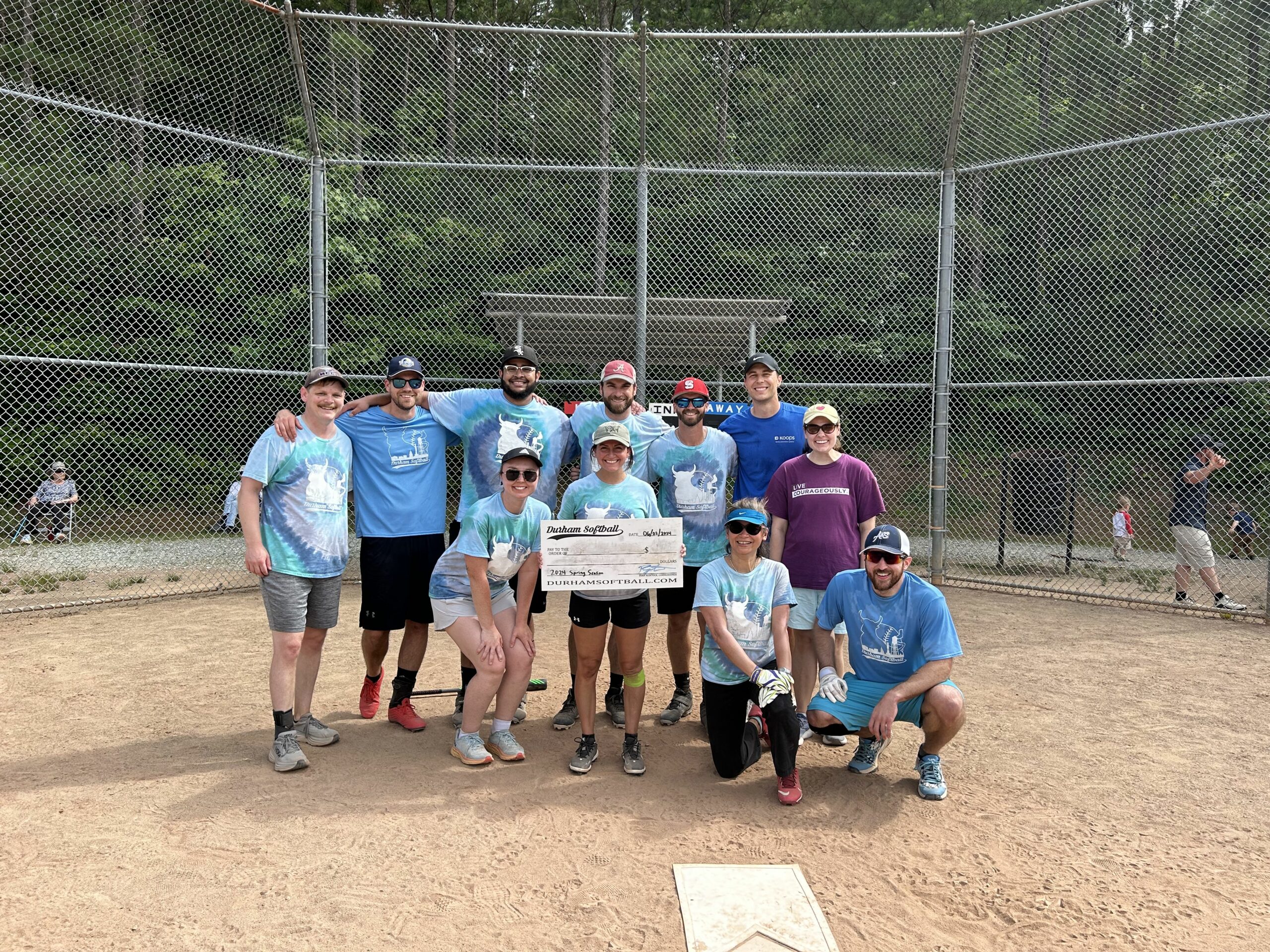 2024 Spring Champions South Durham Little League! Durham Softball