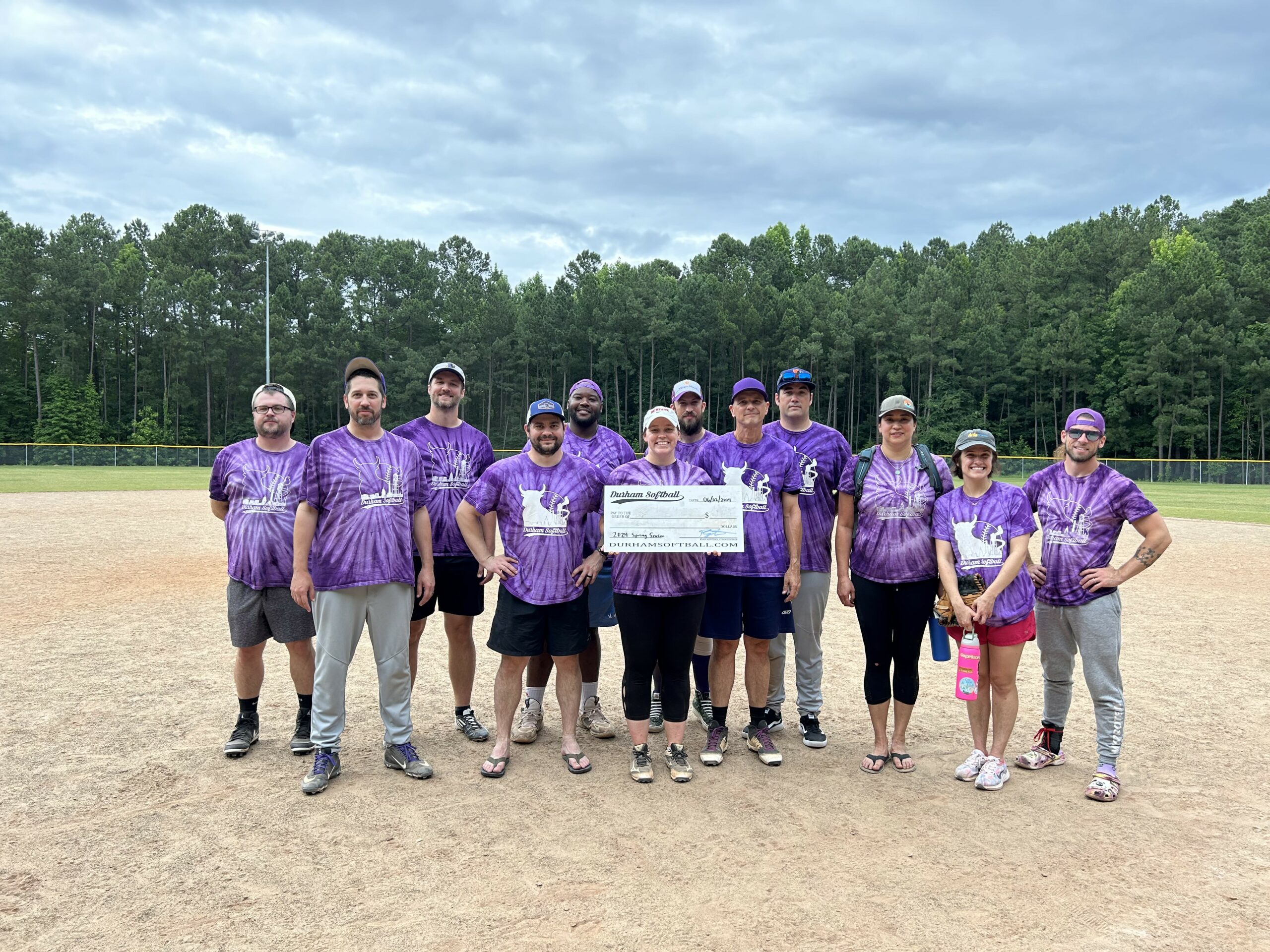 2024 Spring Champions South Durham Little League! Durham Softball