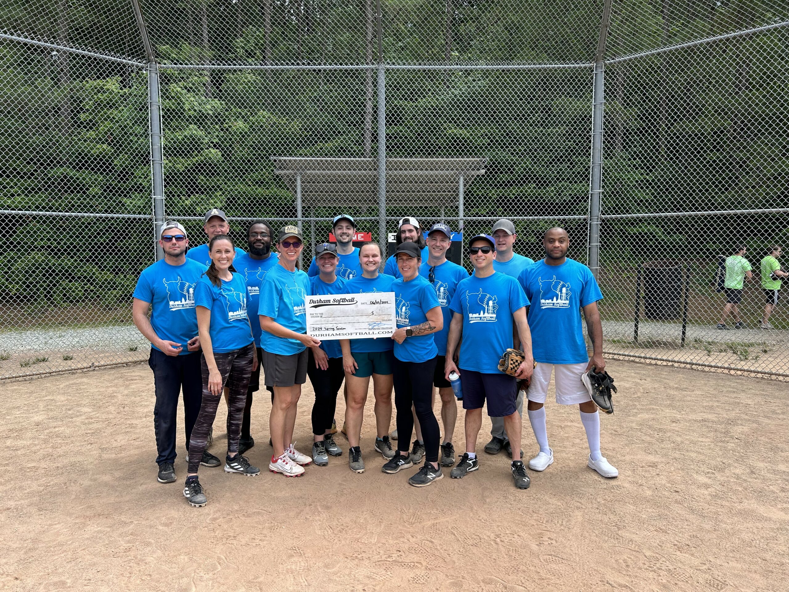 2024 Spring Champions South Durham Little League! Durham Softball