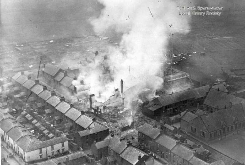 Tudhoe & Spennymoor Local History Society Photo Archive Fires