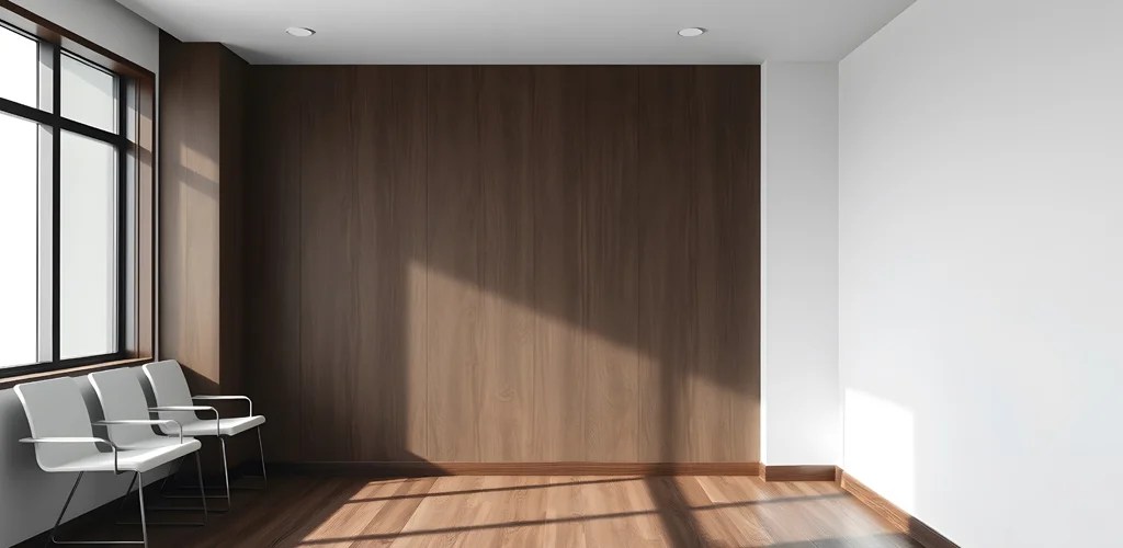 Maximize Small Spaces with Trendy Wood Laminate Texture.