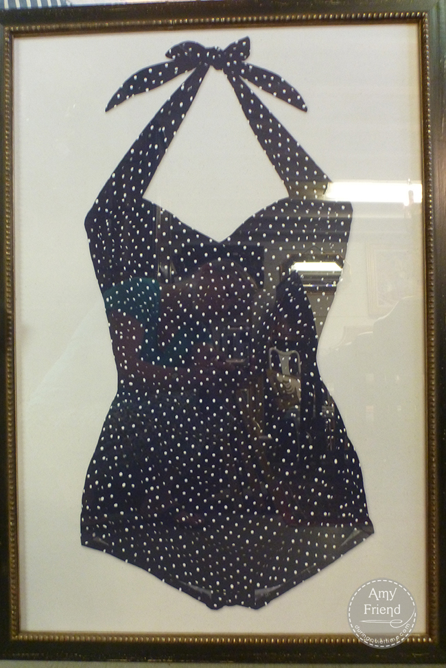 Vintage Bathing Suit Paper Pieced Pattern During Quiet Time