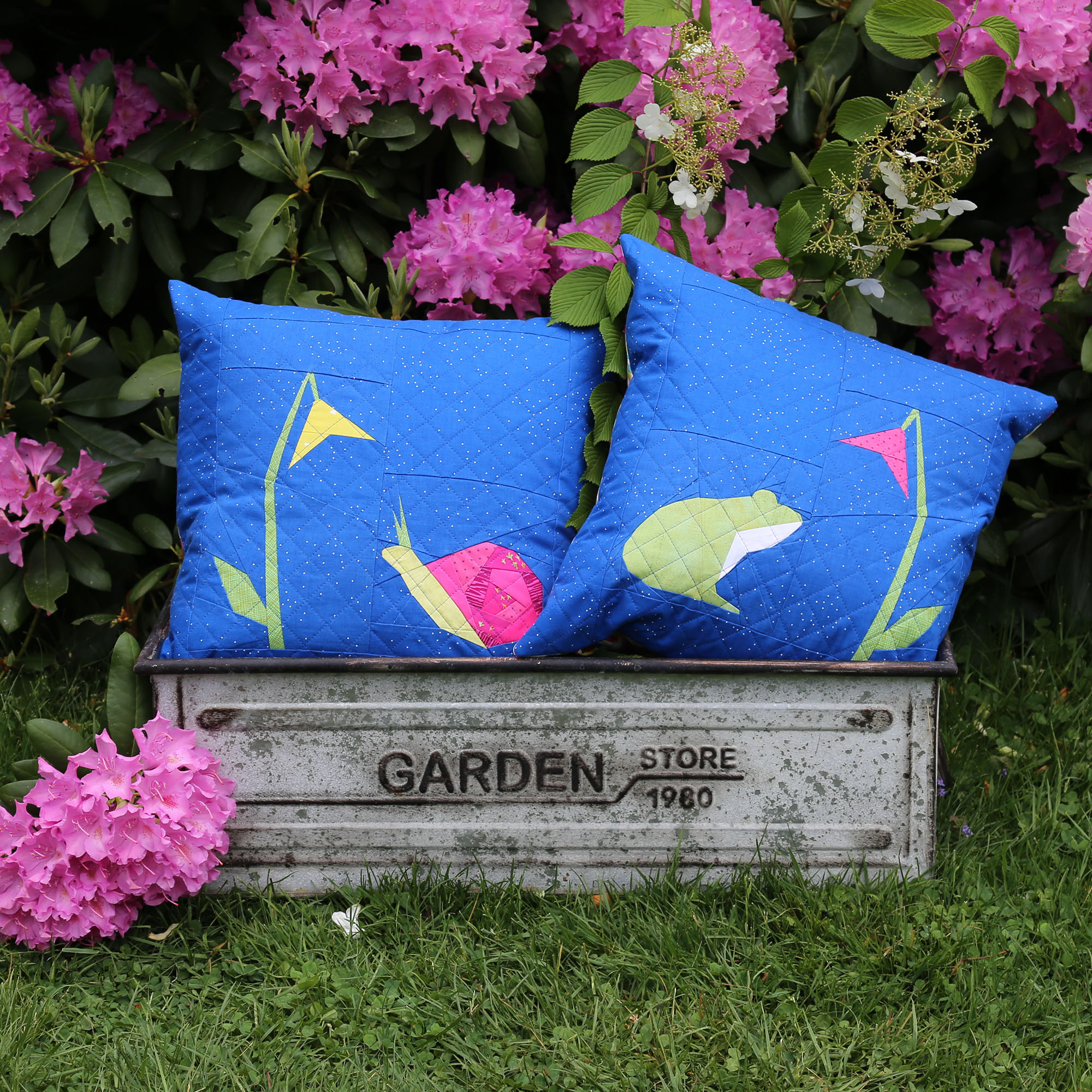 Twilight Garden Pillows During Quiet Time