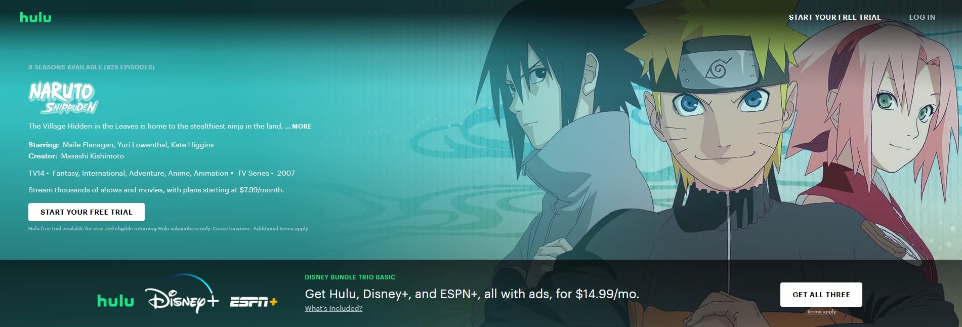 Best sites to Watch Naruto Shippuden Dubbed (All Episodes) Durofy