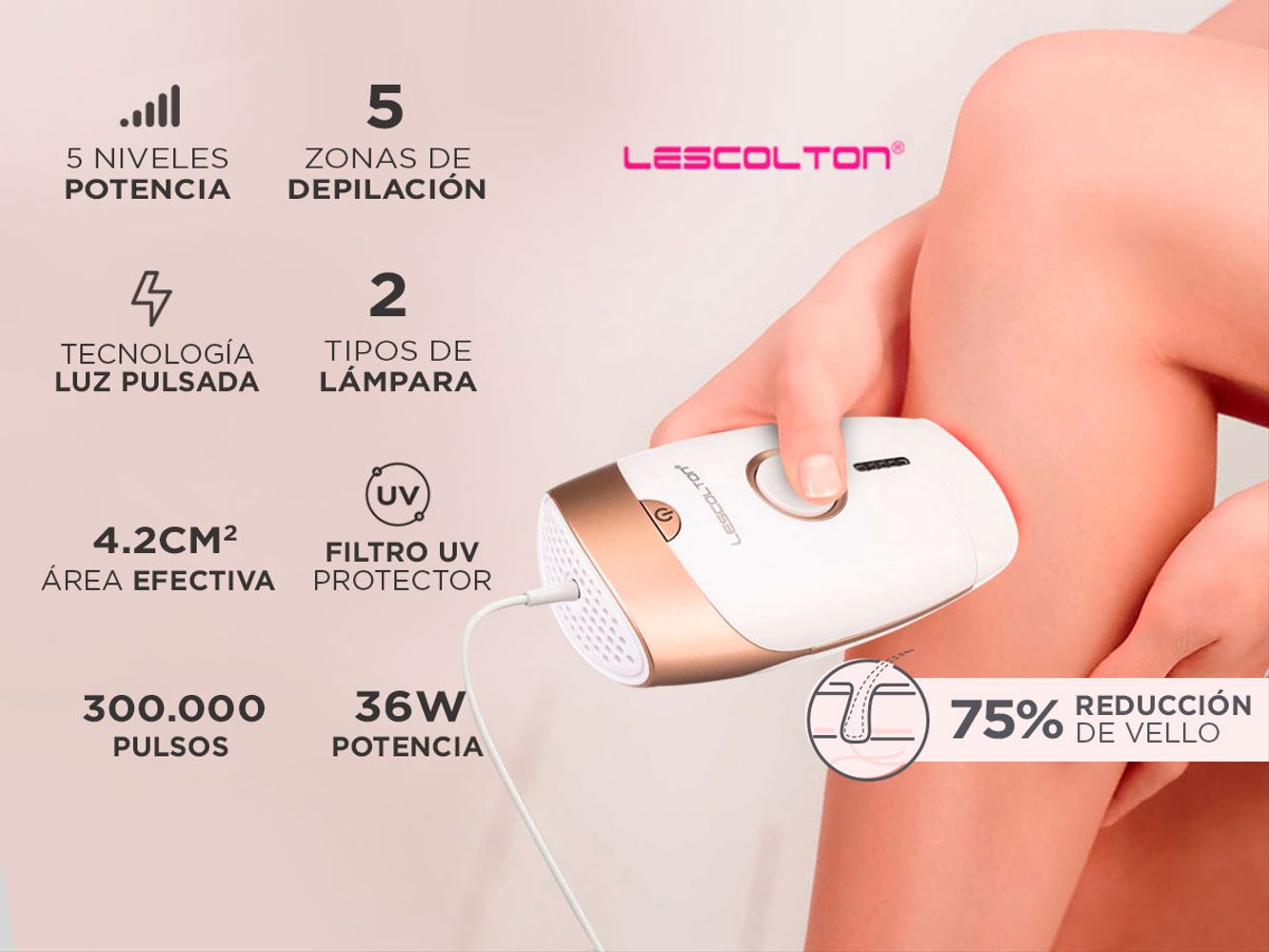 Depiladora IPL Laser LESCOLTON T002 Durtom