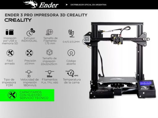 Impresora 3d Creality Ender 3 Pro Original Fdm Durtom
