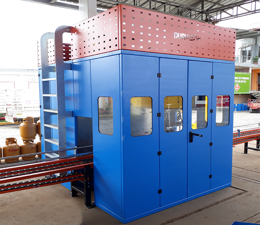 Cylinder Painting Machine Durulsan Lpg