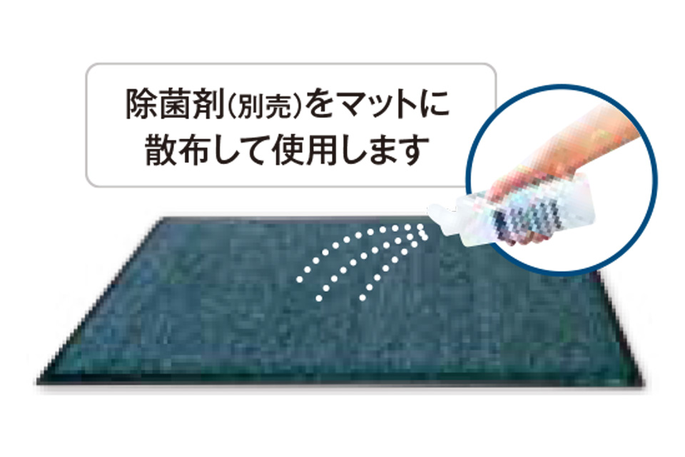 衛生マット・除菌タイプ マット レンタル商品 事業所用サービス 岡山のオフィス・お家の清掃ならダスキン高島・泉田店にお任せ！