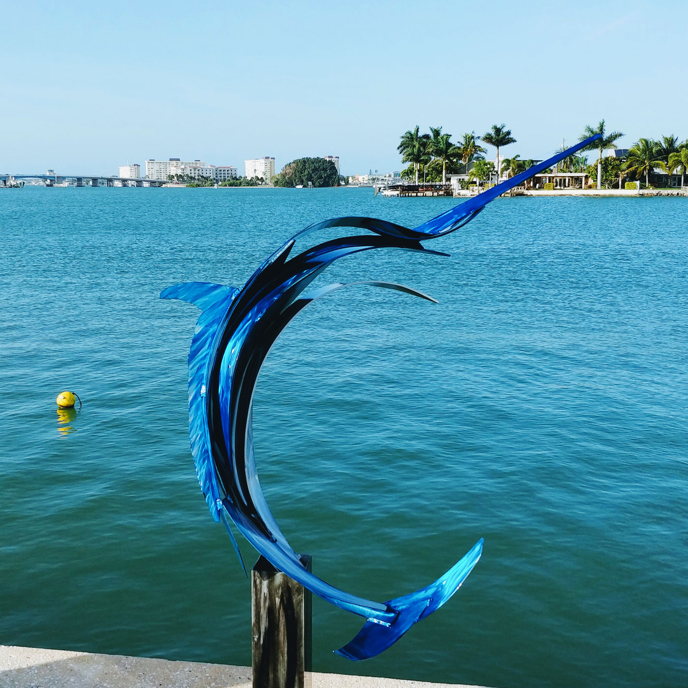 Large Metal Sculpture Dustin Miller Gallery