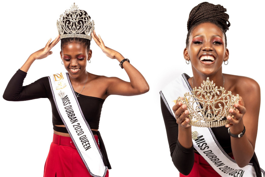 DUT’s MBHELE IS THE REIGNING QUEEN FOR MISS DURBAN 2020/2021