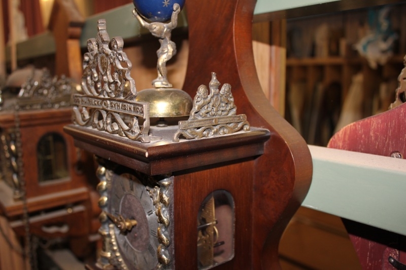 114.2 Topstuk voor kleine Zaanse klok met leeuwen, 75 mm Dutchclockworks