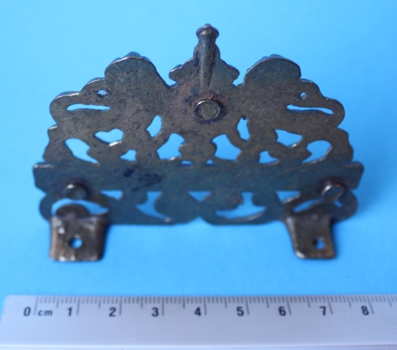 114.3 Topstuk voor kleine Zaanse klok met leeuwen, 80 Dutchclockworks