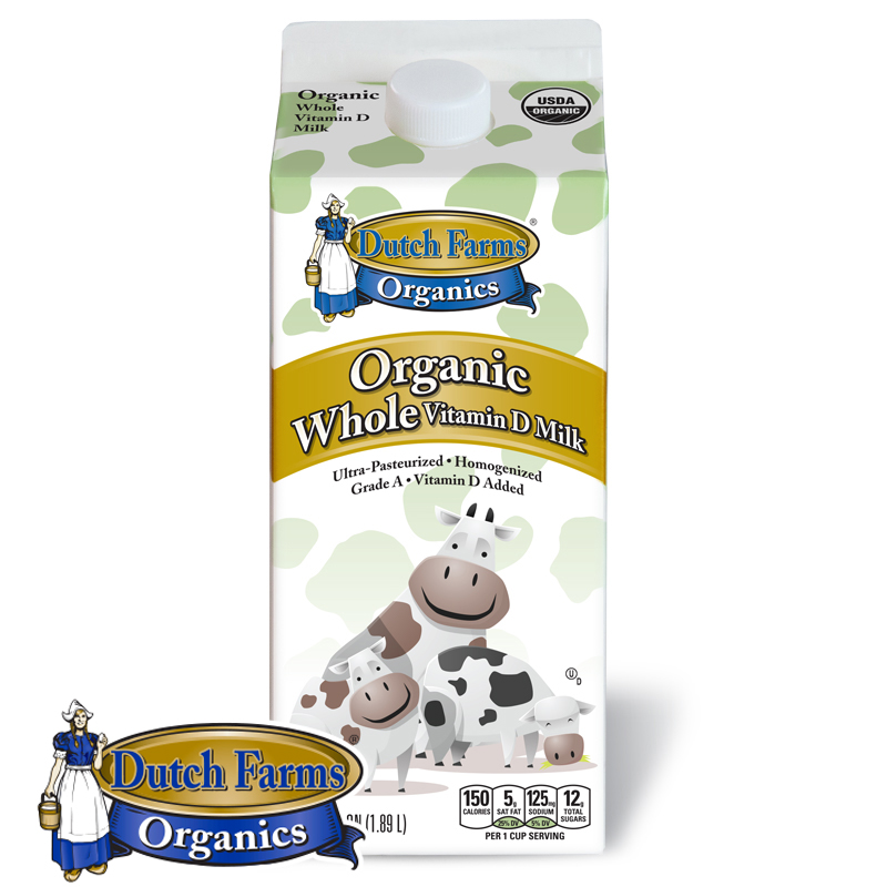 Organic Vitamin D Whole Milk Dutch Farms