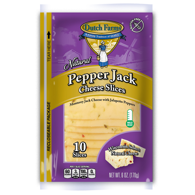 Pepper Jack Slices Dutch Farms