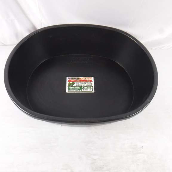 Tuff Stuff Heavy Duty Black Oval Tank 15 Gal 100 Recycled Used For