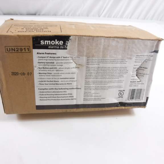 Lot Of 6 Kidde i9040 Fire Sentry Battery-Operated Ionization Sensor