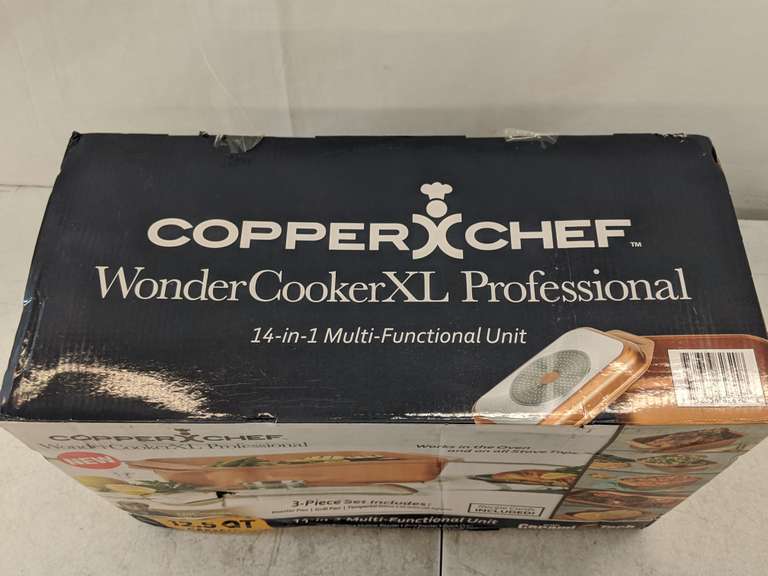 Copper Chef Wonder Cooker XL Professional 12.5Qt Dutch Goat