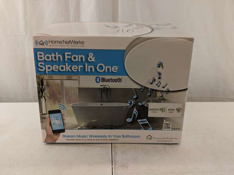 Home NetWerks Bath Fan & Speaker In One 713003BT Dutch Goat