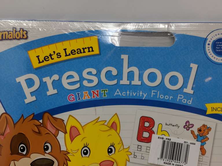 The Learnalots Let's Learn Preschool Giant Activity Floor Pad