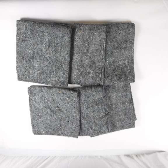 Lot Of 6 Prison Blankets, 6 Ft. x 4 Ft. Woven Wool Blankets Dutch Goat