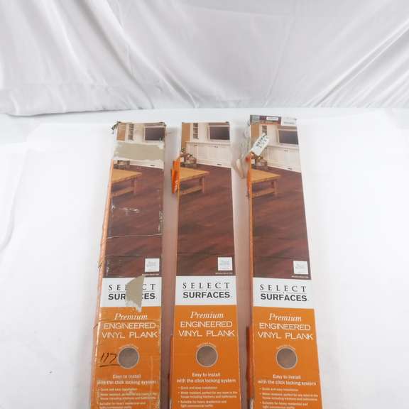 Lot Of 3 Select Surfaces Premium Engineered Vinyl Plank, 13.57 Sq Ft