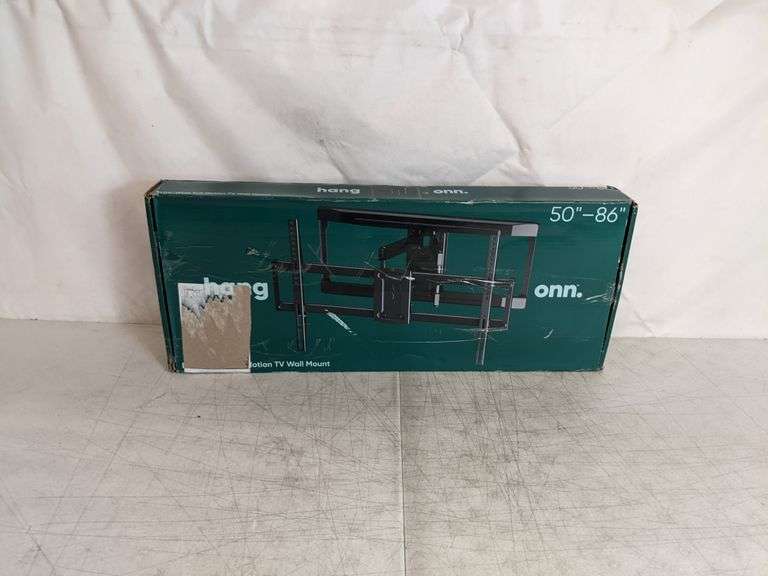Onn. Full Motion TV Wall Mount for 50" to 86" TV's, up to 45° Swivel