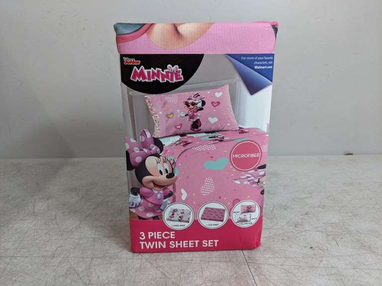 Disney Junior Minnie Sheet Set 3 Pieces, Twin Size Dutch Goat
