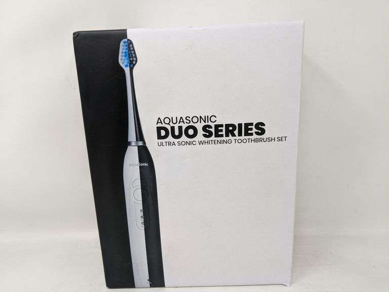 Aquasonic Duo Series Ultra Sonic Whitening Toothbrush Set - Dutch Goat