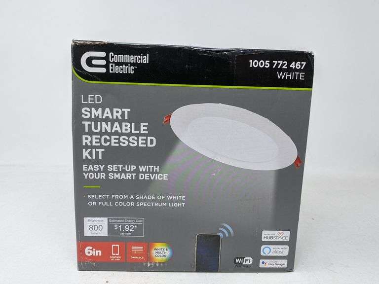 Commercial Electric LED Smart Tunable Recessed Kit 6" Dutch Goat