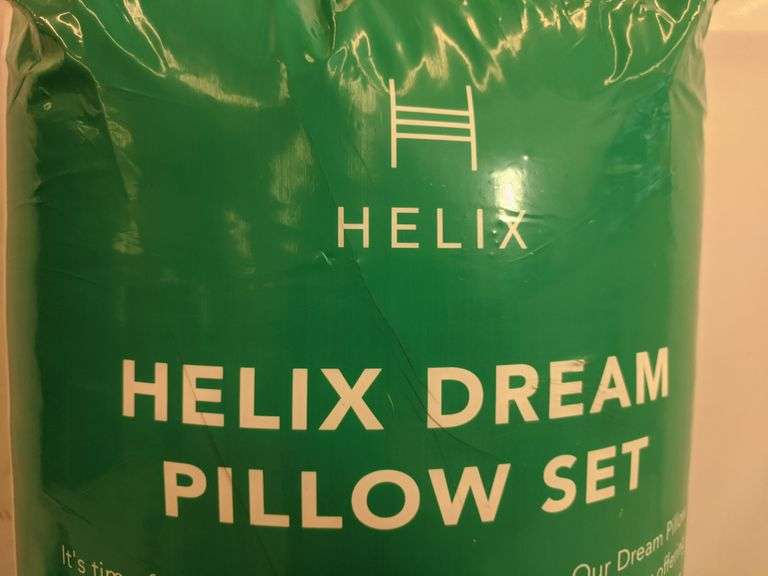 Helix Dream Pillow Set White, 20" x 28"/Standard Dutch Goat