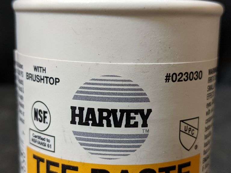 Lot of 6 Harvey TFE Paste Pipe Thread Compound 4oz Dutch Goat