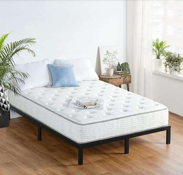 Olee Sleep 10" Milky Way Tight Top Hybrid Spring Mattress 80" X 76" King Size Dutch Goat