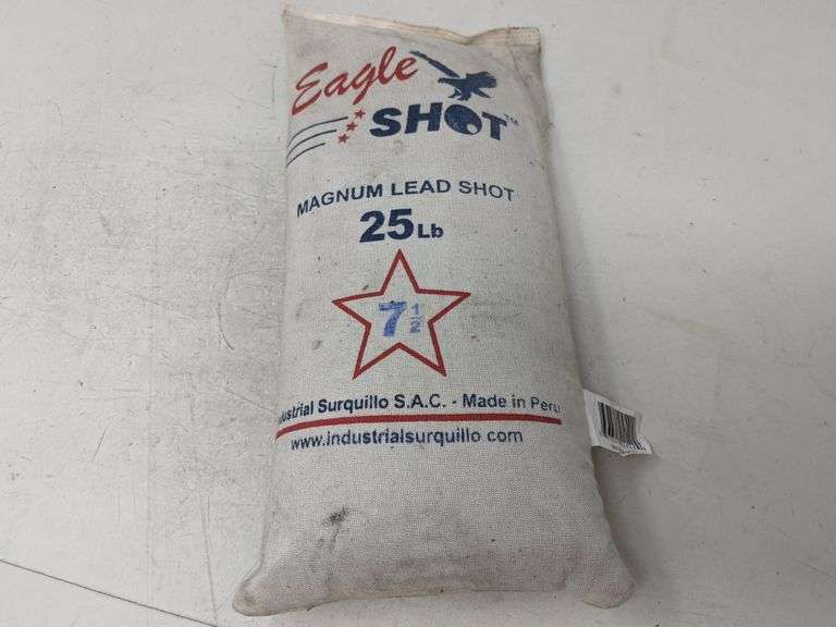 Eagle Shot Magnum Lead Shot 25lbs 7.5 Dutch Goat