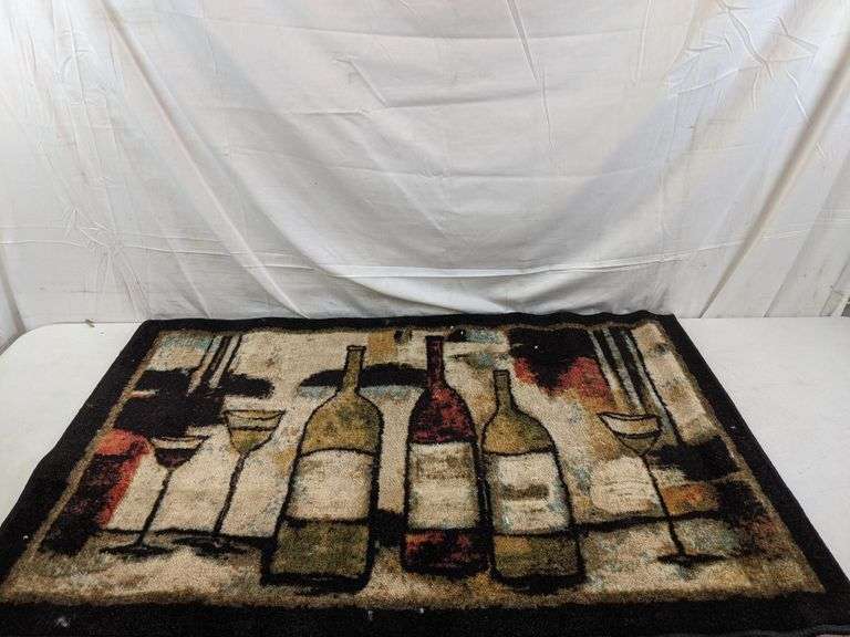 Mohawk Home Wine and Glasses Brown 2 ft. 6 in. x 3 ft. 10 in. Machine